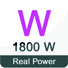 1800W de potência