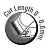 Cut length 0 - 0,6mm