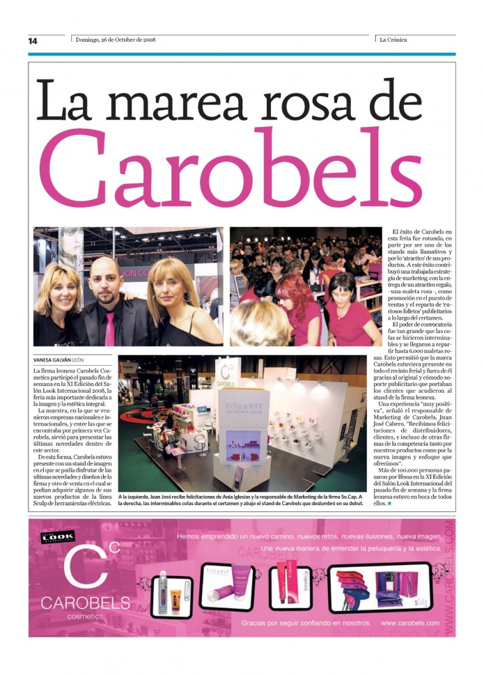 La Cronica 26 de Octubre de 2008