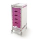 Hairdressing trolley - 5 trays