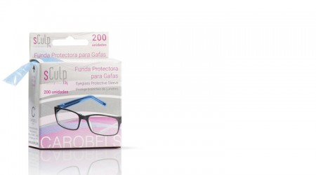 Bolsa de proteção para haste de óculos